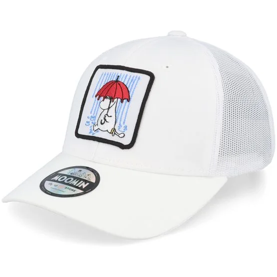 Moomin - Kids Snorkmaiden Umbrella White Trucker Trucker White Cap - @ Hatstore