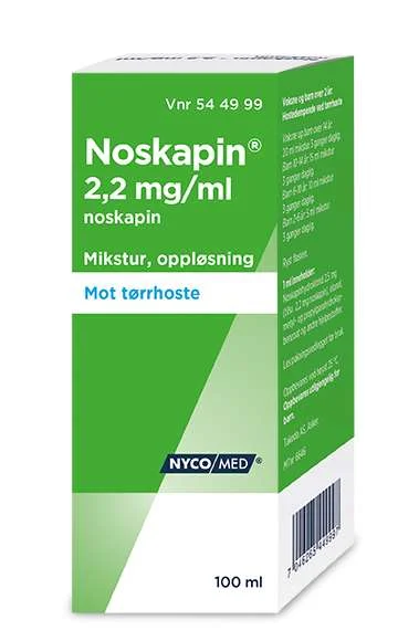 Noskapin 2,2 mg/ml mikstur 100 ml