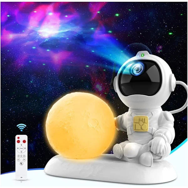 Kaishengyuan Astronaut Galaxy Projector, Starry Sky Projector for Kids and Adults with Nebula Generator, Timer and Remote Control