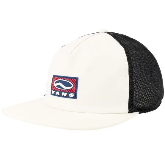 Vans - White trucker Lippis - Sidestripe Unstructured Marshmellow/Black Trucker @ Hatstore