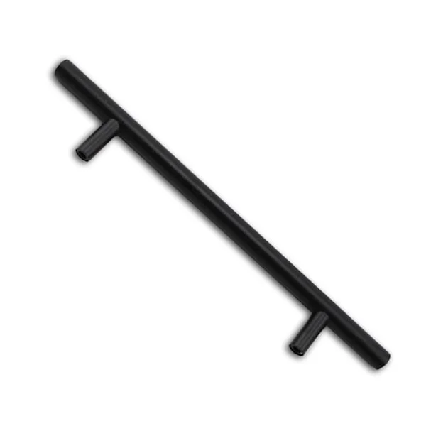 2 kpl 10*64*100mm mustat kaapin vetimet keittiön kaapin vetimet keittiön oven vetimet kaapin vetimet ruostumattomasta teräksestä T-tangon vetimet 