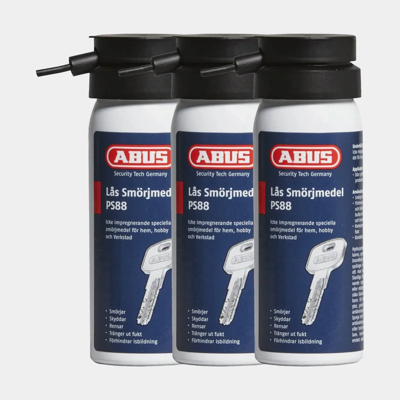 Låsspray / låsolja ABUS PS 88, 50 ml, 3-pack