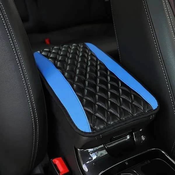 Universal Leather Waterproof Car Armrest Cushion Pad Comfortable Center Console Cover