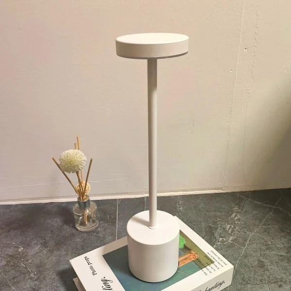 Hvidt sand, trådløs LED bordlampe, USB genopladelig bordlampe-FX-