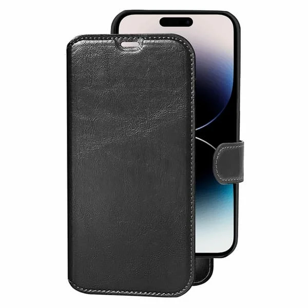 CHAMPION iPhone 14 Pro Max Plånboksfodral Slim 2-in-1 - Svart