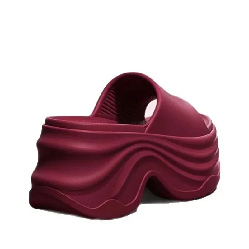 AliExpress - Erhöhte Absatzhöhe und dicksohlige EVA-Slipper für Damen – Rutschfeste, coole Outdoor-Slipper, trendige Damen-High-Heel-Slipper