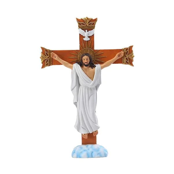 Hartsi Risti Krusifiksi Jeesus Patsas Katolinen Figuriini Seinälle Ripustettava Veistos Uskonnollinen Rukouskoriste Kodin Sisustus