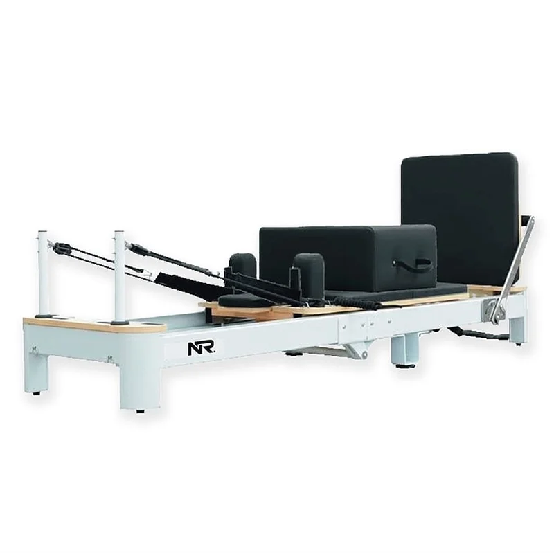 Spar 20% • Køb 2, Nordic Reformer Foldbar Alu Pro Reformer Hvid/Sort, Sport & Velvære, Træningsmaskiner, Multimaskiner