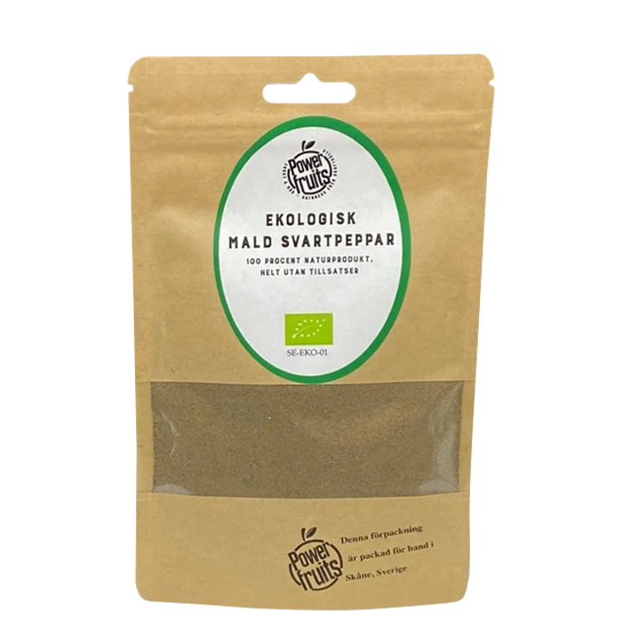 Powerfruits Ekologisk Svartpeppar Mald 50 g