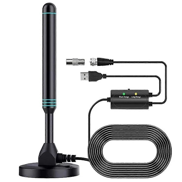 Søjle High-Definition Digital TV Antenne Indendørs og Udendørs Universal Forstærker med Kontakt Justerbar UHF TV Antenne
