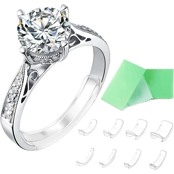 Invisible Ring Size Adjuster for Loose Rings, Ring Adjuster Fits All Rings, Various Sizes of Ring Size Adjuster