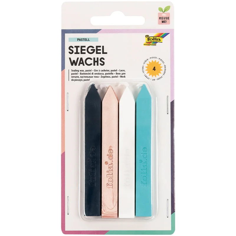 Folia Lakk og seg Pastell 4-pakke