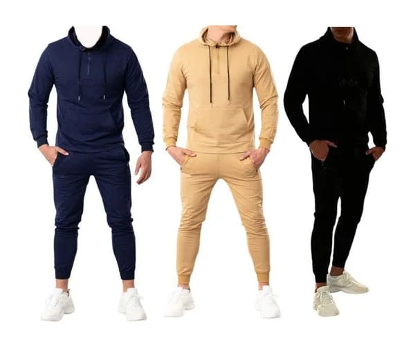 Mix and Match Hoodie and Joggers Slim Fit Navy Blue XL(BT) MarineBlue xl
