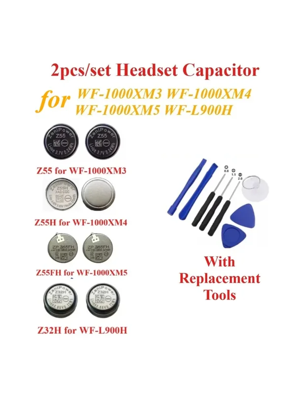 AliExpress - 2 Stück Headset-Kondensator Z55 Z55H Z55FH Z32H für WF-1000XM3 WF-1000XM4 WF-1000XM5 WF-L900H Ersatzkondensator
