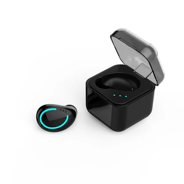 Enkelörons Bluetooth-hörlurar 5.0 In Ear True Wireless Earbuds Sport Osynligt Hörlursheadset