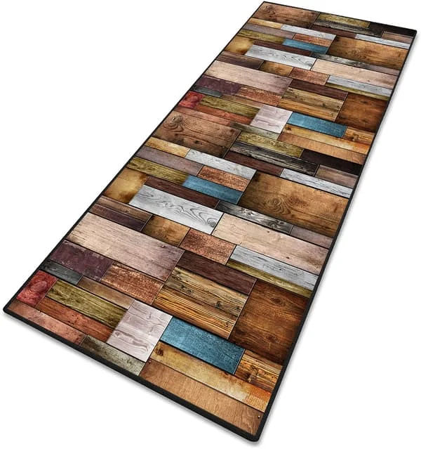 Kitchen Mat Long Hallway Runner (10 Colors & 189 Sizes) Non-Slip Washable 3D Soft Surface (6mm) for Hallway, Kitchen, Bedroom & Entrance