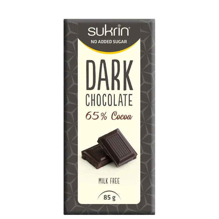 SUKRIN Mørk Sjokolade 65% 85 g