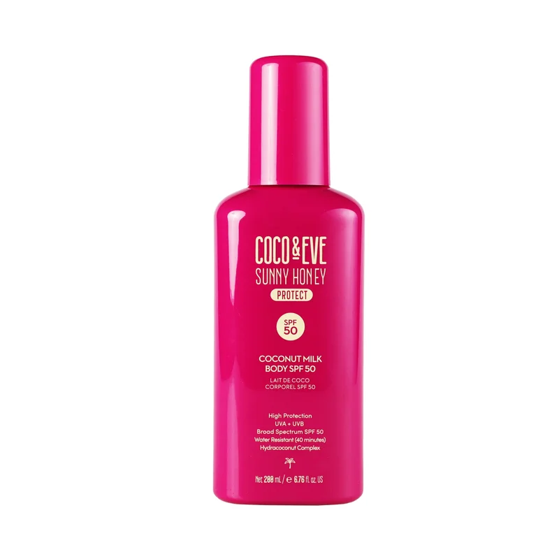 COCO & EVE Coconut Milk Body SPF 50 200ml - Crema solare corpo alta prot.