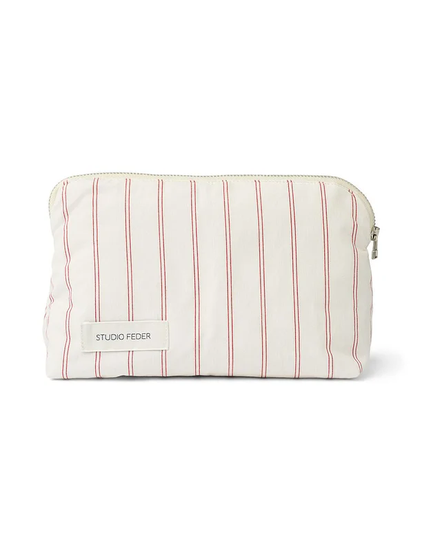 Studio Feder Studio Feder Celia Mini Toiletry Bag Cotton Red River, Tøj & Bolig, Elektronik, Telefon & Mobiltilbehør