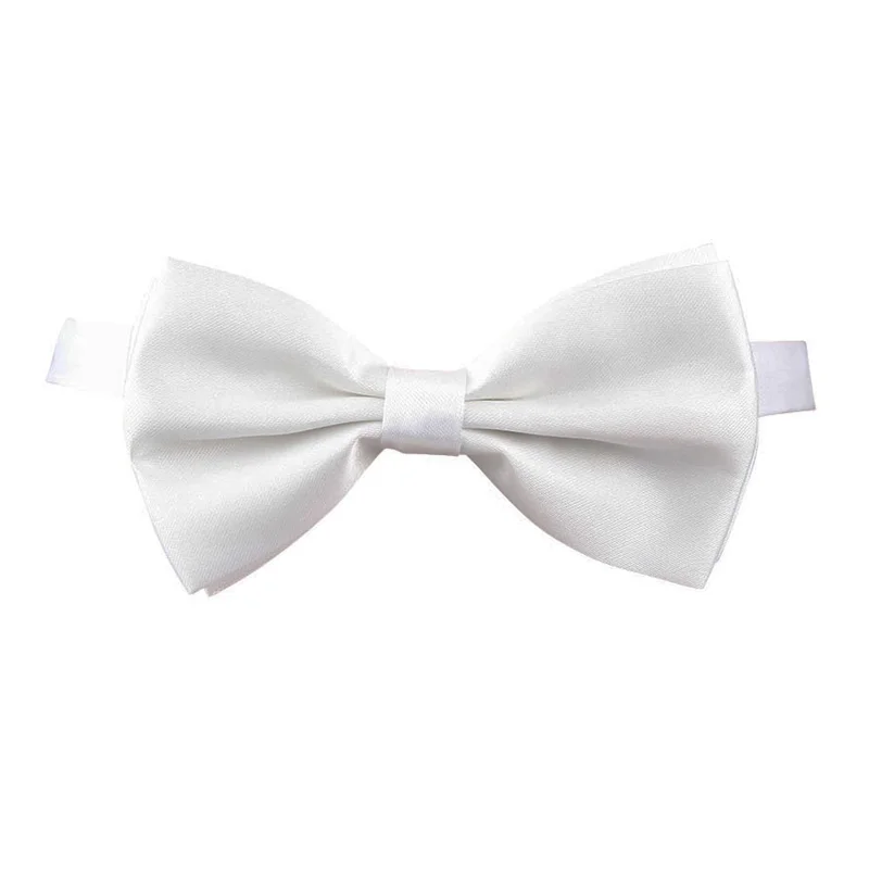 Hvid Butterfly i Satin