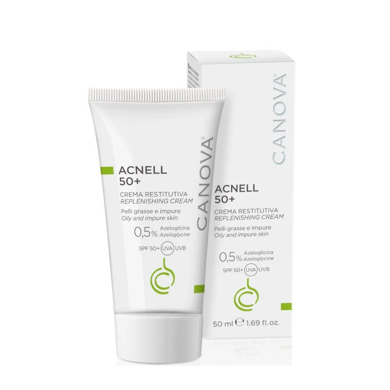 Canova Acnell 50+ Crema Gel 50ml - Protezione Solare Viso