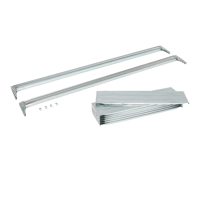 Hyllplan plåt inkl. balkar 2100x800x25 mm, 500 kg