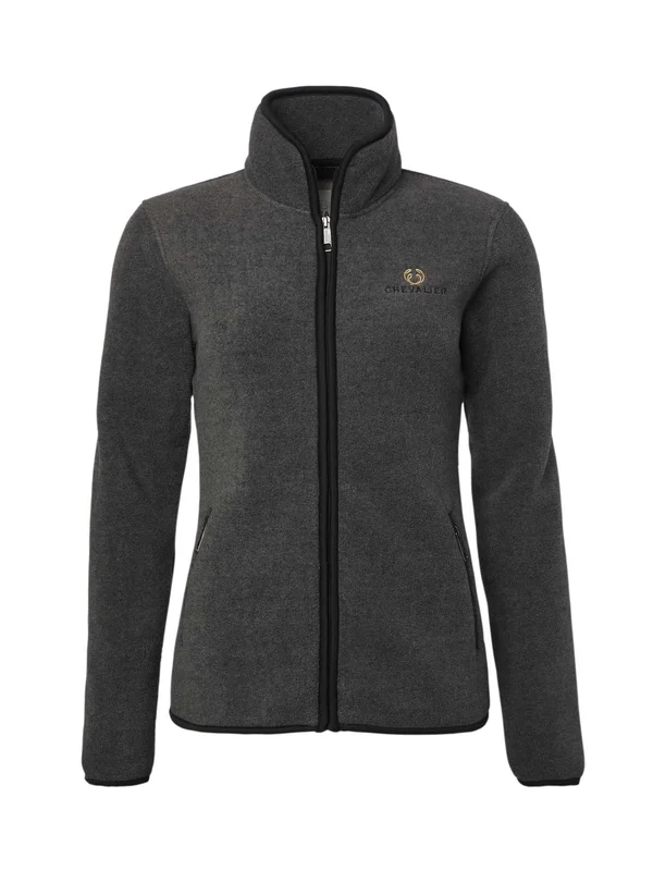 Chevalier Mainstone Fleece Jakke Dame Grå w Svart