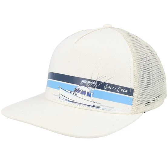 Salty Crew - Beige Kasket - Water Line Salt Trucker @ Hatstore