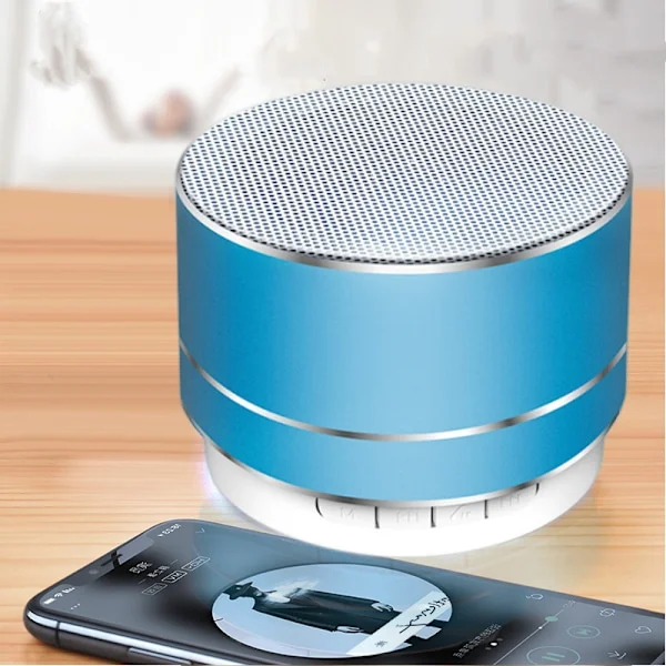 A10 Trådlös Bluetooth-högtalare Liten stålkanon Subwoofer Bärbar Mini Presentkort Bluetooth-högtalare Färg