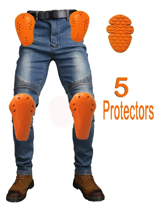 AliExpress - Motorradjeans Herren Blau Dirt Bike Jeans Offroad Reithose Motorradhose Schutzausrüstung für Herren