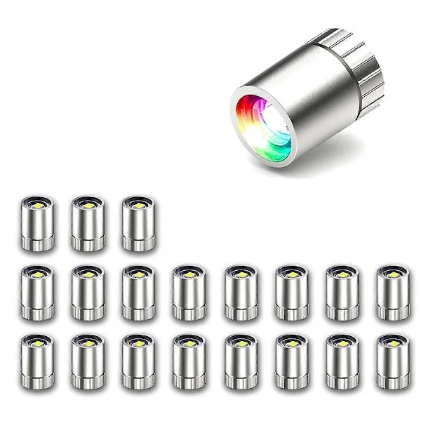 20 st Miniatyr LED-lampor, Små lampor för hantverk, Miniatyrlampor batteridrivna, Lampor (Flerfärgad växling)