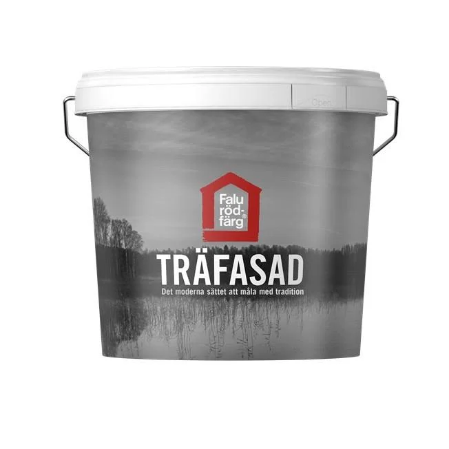 Falu Rödfärg Fasadfärg, Träfasad helmatt, 1L, Grå, Färg & tapeter