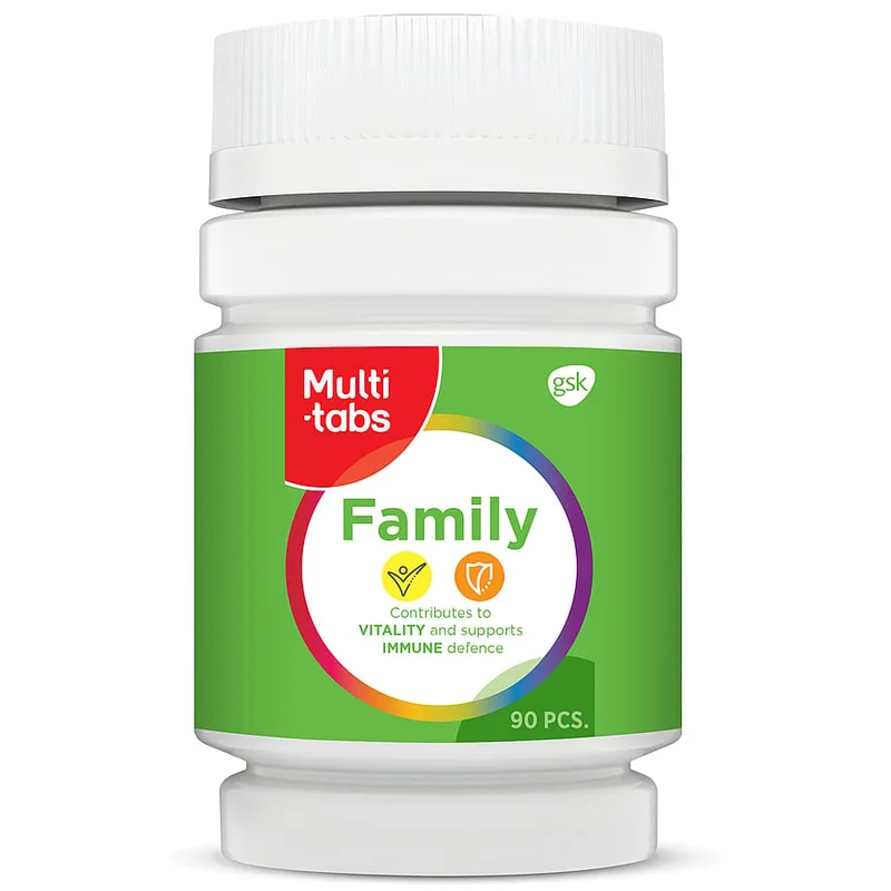 Spar 25% • Køb 2, Multi-tabs Family 90 tabl., Mænd, Kosttilskud, Multivitaminer Til Mænd