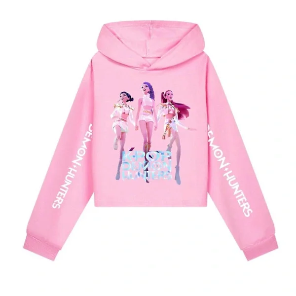 Kpop Demon Hunters Hettegenser for jenter - Genser 120
