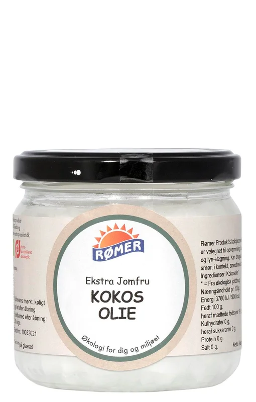 Rømer Kokosolie ekstra jomfru koldpresset Ø, Helse & Madvarer, Olier & Eddike, Kokosolie