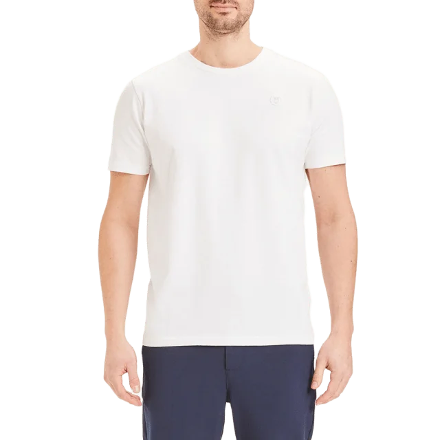 Knowledge Cotton Apparel LOKE badge tee - GOTS/Vegan T-shirts Herr Vit XL