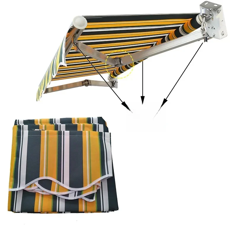 AliExpress - Voile de rideau pliant rétractable Oxford, pare-soleil imperméable, bandes de documents AWO2, garage extérieur, abri de voiture et 