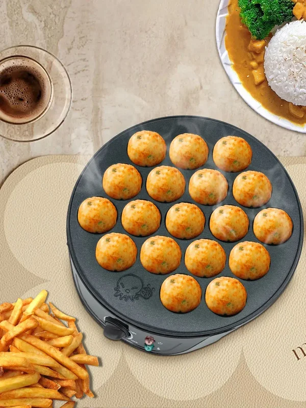 AliExpress - 750W 18-Loch Haushalts-Oktopus-Ballmaschine Elektrischer Cake-Pop-Maker Donut-Frühstücksmaschine Mini Elektrische Backpfanne