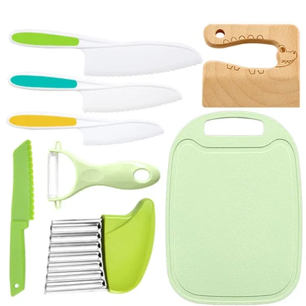 (SC)Wavy Chopper, Elegant Stainless Steel Crinkle Cutter For Fun Food Art, Potato Carrot Chip Vegetable Slicer, Healthy Snacks Maker With Non-Slip 