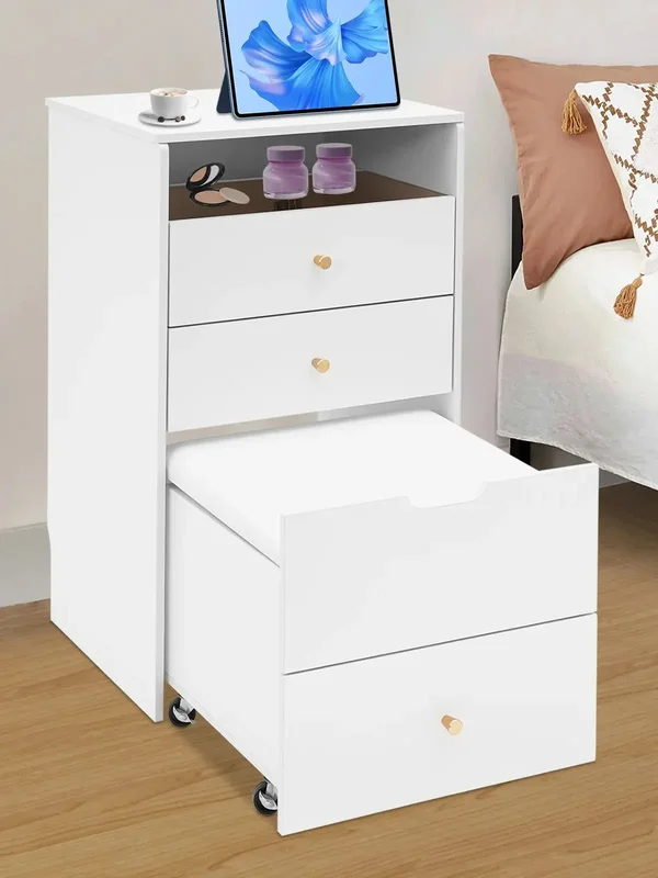 AliExpress - Schminktisch mit Spiegel Kompakter Frisiertisch Kleiner Make-up-Tisch mit Bequemem Hocker und 4 Universalrollen