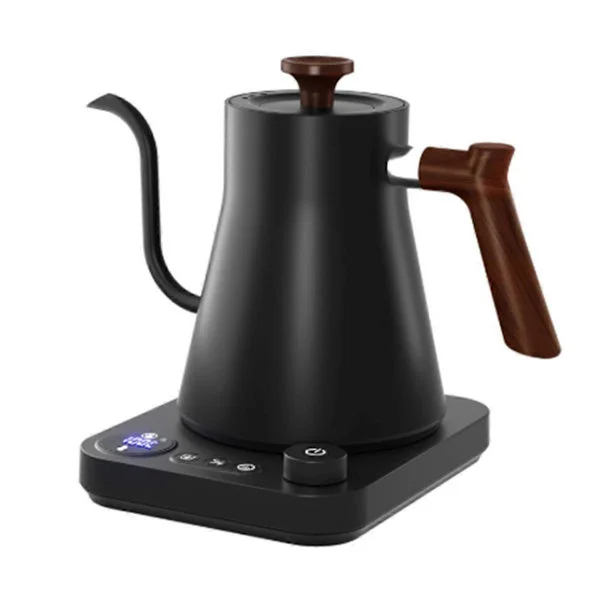 Gooseneck Vattenkokare Smart Temperaturkontroll 1200W Snabb Uppvärmning Vattenkokare 304 Rostfritt Stål
