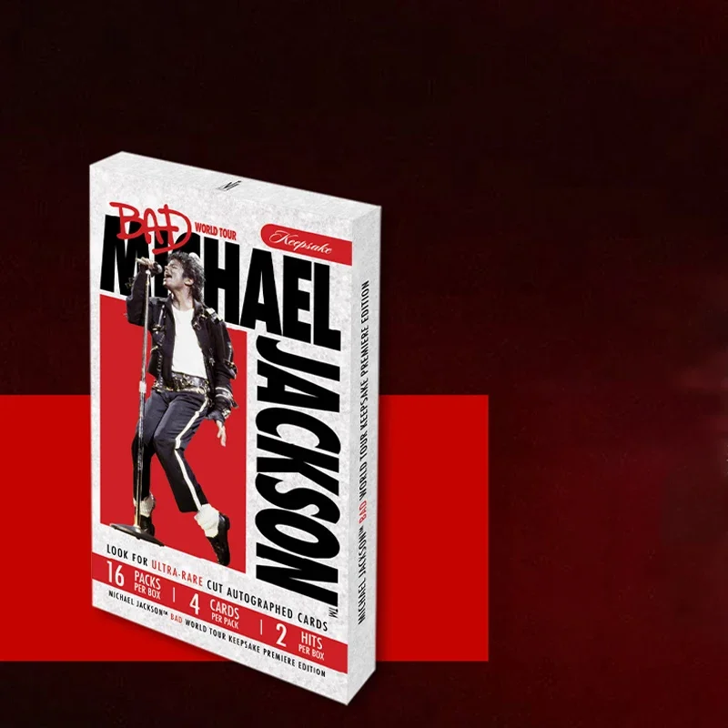 AliExpress - Collection de cartes à collectionner édition de première qualité Hobby Box Michael Jackson Bad World Tour 2025 – Édition Souvenir