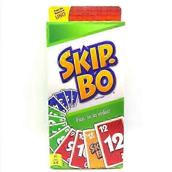 2025 Skip-Bo Kortspel - Klassiskt Familjekul för Barn, Vuxna och Partyspel