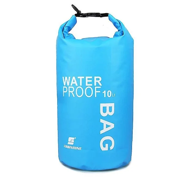 Vandtæt Dry Bag 2l 5l 10l 15l Pvc Rygsæk Flydende Sejlads Rafting Kajakroning Camping Vandring Flod Svømning Rejsetaske Pose