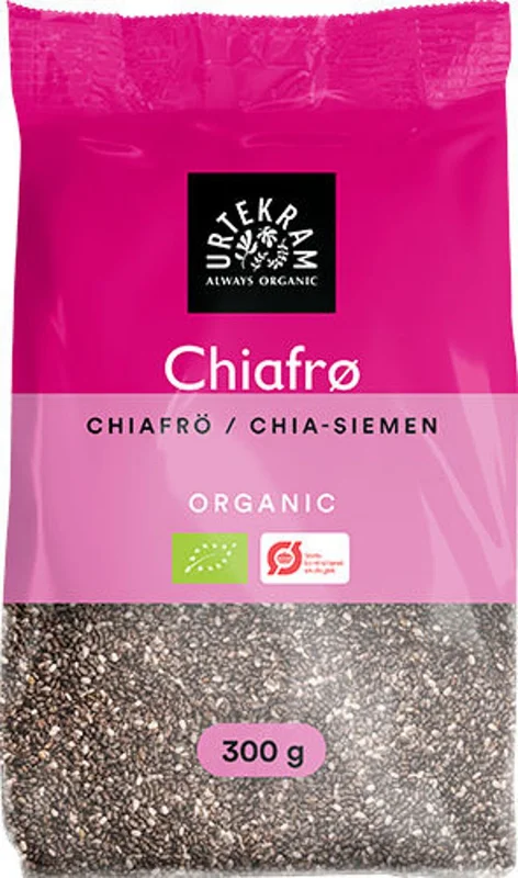 Urtekram Chiafrø Ø 300 g, Helse & Madvarer, Kerner & Frø, Frø