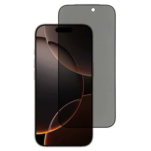 Supererbjudande till lågt pris! Kompatibelt med iPhone 17 Pro Anti-spionskärmskydd Högt Aluminium-Silikon Glasfilm-Glad