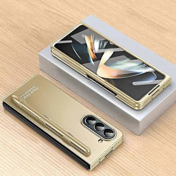[RM]for Samsung Z Fold 5 Case with S Pen & S Pen Holder, Built-in Screen Protector Galaxy Z Fold 5 Case, PC Shockproof Case Z Fold 5x