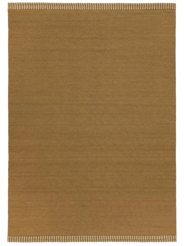 Large Visby Rug - Brown 250X350 Wool, Rustic Style