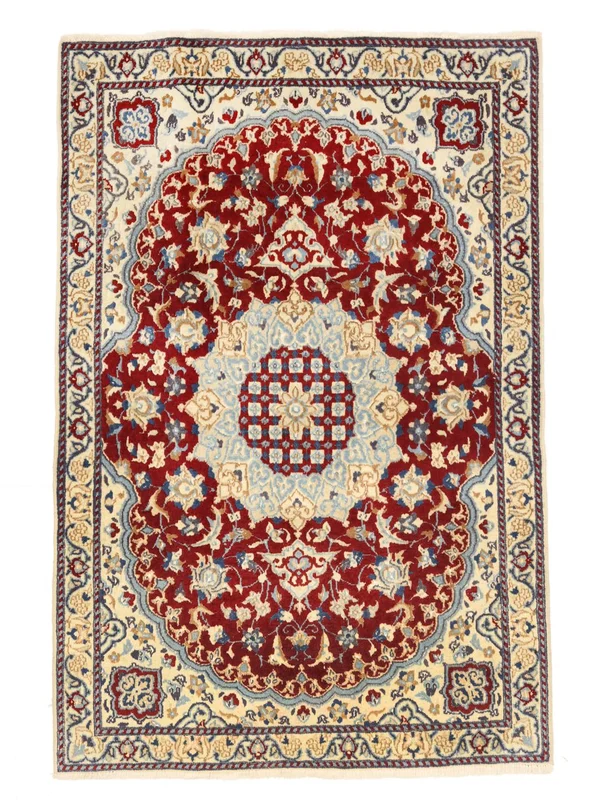 Nain Fine 9La Rug Oriental Brown/Dark Red (Wool, )