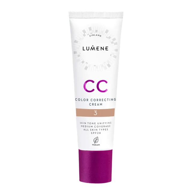 Lumene CC Color Correcting Cream SPF 20 Foundation Dam Beige 30 ML